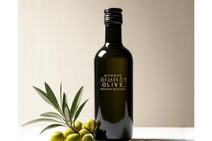 Bouteille d'huile d'olive artisanale extra vierge