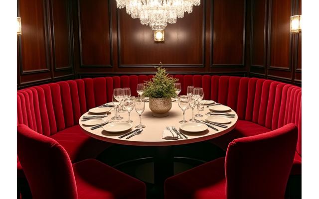 Salon privé intime et luxueux chez Gastronome & Co.